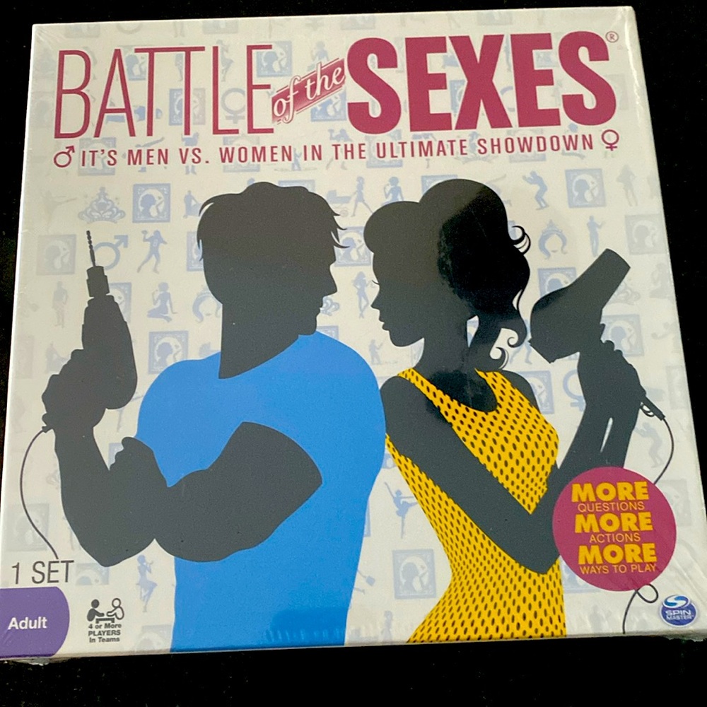 NWT Battle of the Sexes Adult Board Game , Factory Sealed